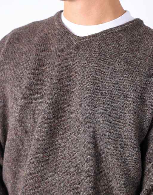 Vintage Polo Jeans Ralph Lauren l knit sweatshirt in brown, 4 of 4