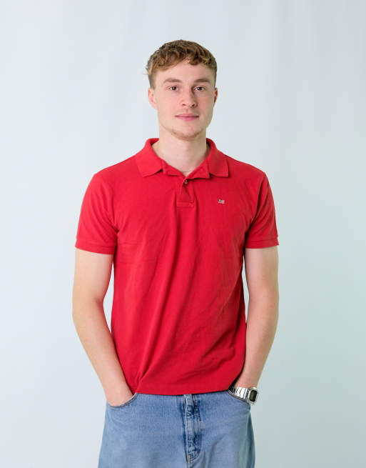 Vintage Polo Jeans Ralph Lauren L T-Shirt Red Polo