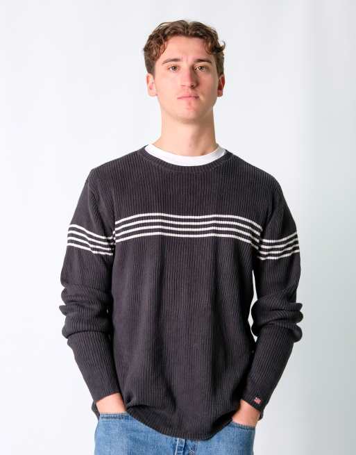 Vintage Polo Jeans Ralph Lauren XL Knit Sweatshirt Black