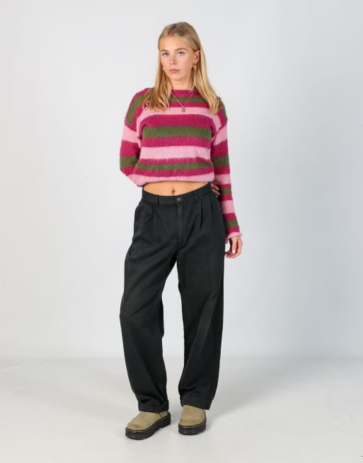 Vintage Polo Ralph Lauren 28x30 woven straight pants in black, 2 of 4