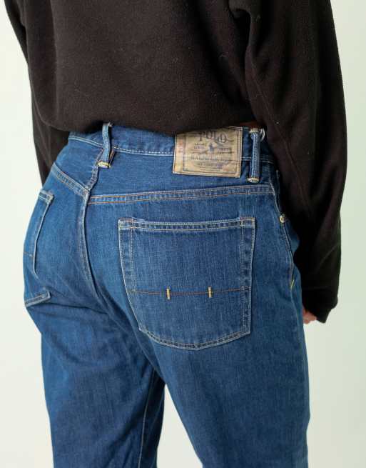 Vintage Polo Ralph Lauren 32x34 Denim Jeans Blue