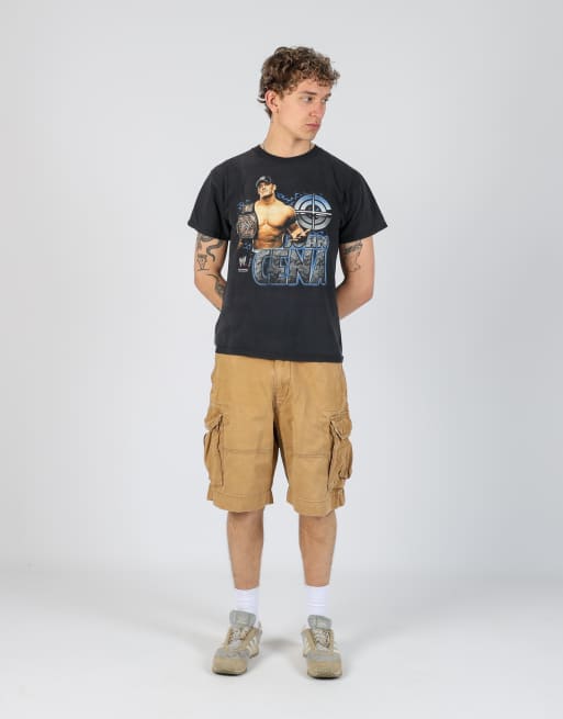 Vintage Polo Ralph Lauren 33x22 canvas cargo shorts in tan