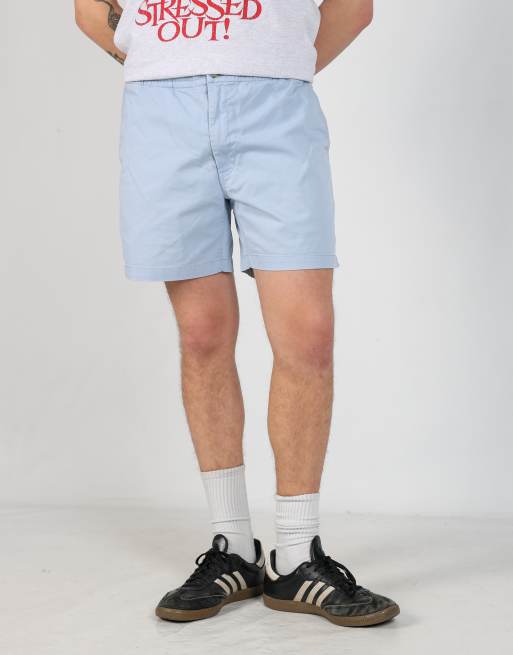 Vintage Polo Ralph Lauren 34x16 woven straight shorts in light blue, 2 of 6
