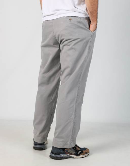 Vintage Polo Ralph Lauren 34x30 woven straight pants in light grey