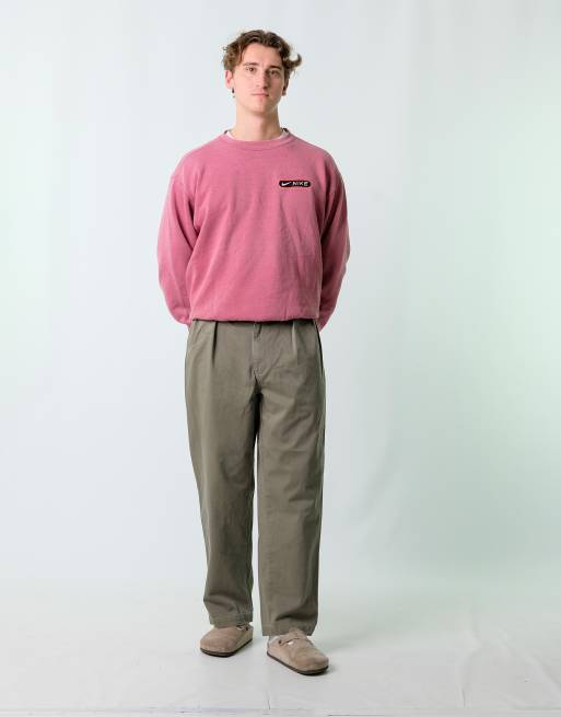 Vintage Polo Ralph Lauren 34x30 Woven Straight Pants Khaki Green