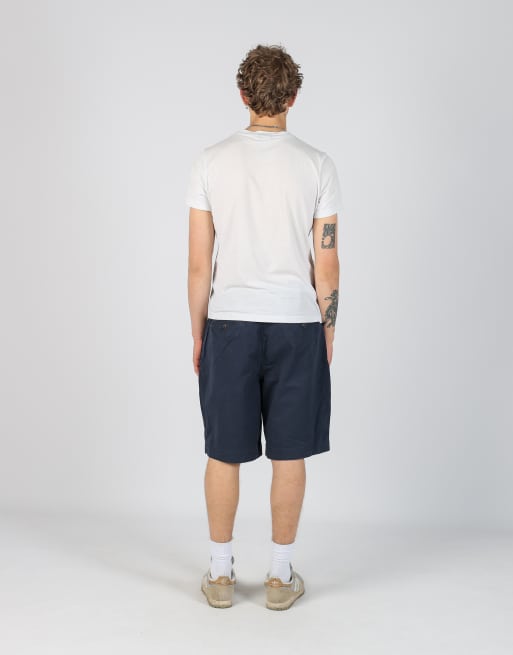Vintage Polo Ralph Lauren 34x36 canvas cargo shorts in navy blue, 3 of 4