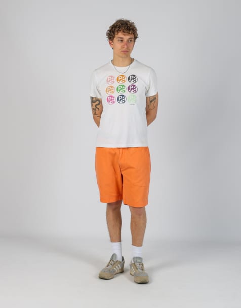 Vintage Polo Ralph Lauren 34x47 canvas cargo shorts in orange - view 1
