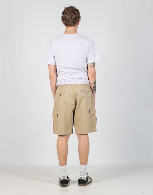Vintage Polo Ralph Lauren 35x20 canvas cargo shorts in tan, 3 of 6