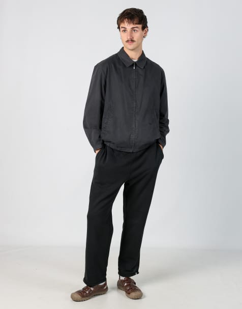 Vintage Polo Ralph Lauren 35x30 woven baggy pants in black - view 1