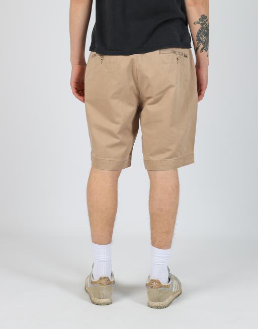 Vintage Polo Ralph Lauren 36x19 woven straight shorts in tan, 2 of 4