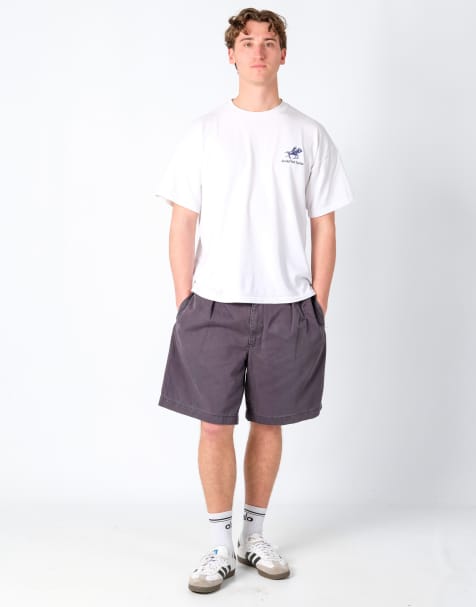 Vintage Polo Ralph Lauren 36x20 Canvas Cargo Shorts Charcoal Grey - view 1