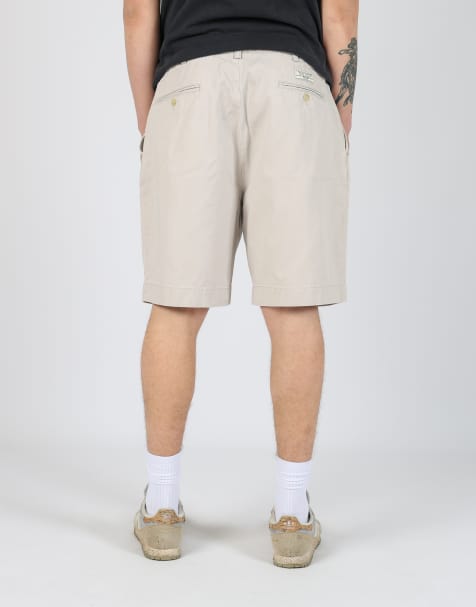 Vintage Polo Ralph Lauren 36x20 woven straight shorts in beige - view 1