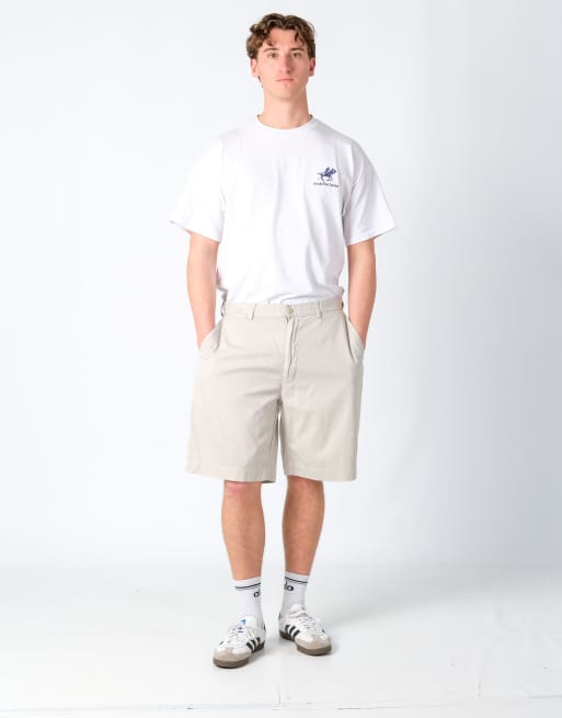 Vintage Polo Ralph Lauren 36x21 Canvas Cargo Shorts Ivory