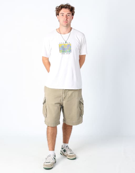 Vintage Polo Ralph Lauren 36x23 canvas cargo shorts in tan