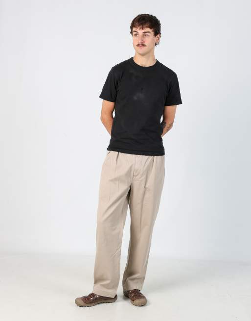 Vintage Polo Ralph Lauren 36x30 woven straight pants in beige, 2 of 4