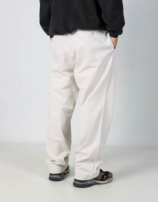 Vintage Polo Ralph Lauren 36x30 woven straight pants in cream