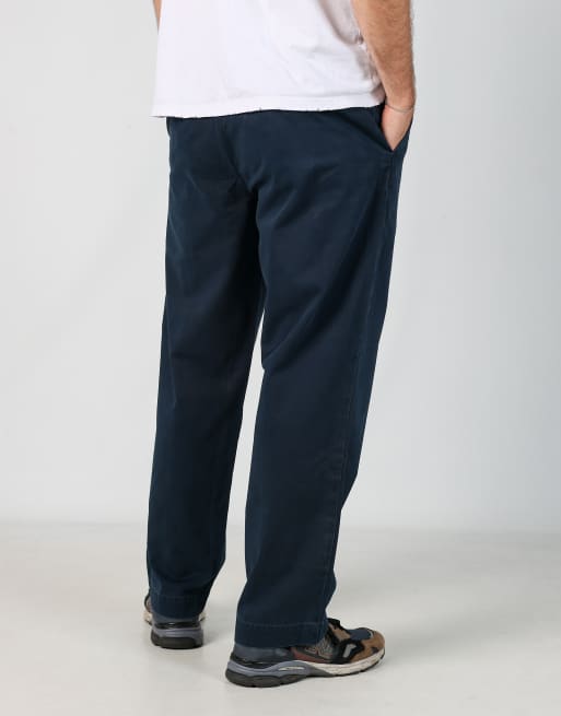 Vintage Polo Ralph Lauren 36x30 woven straight pants in navy blue