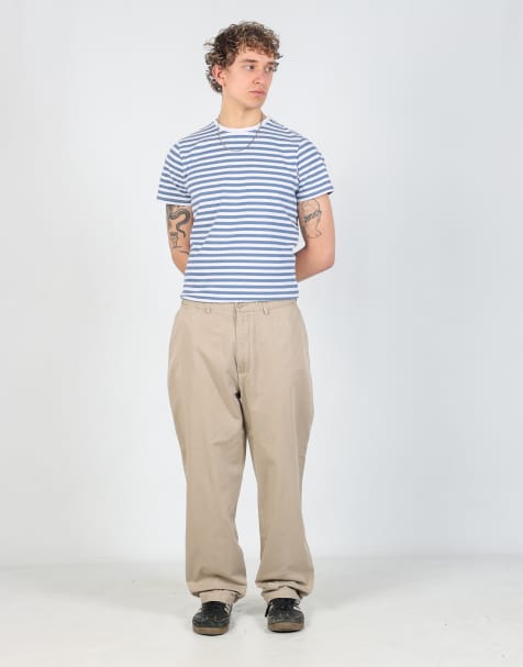 Vintage Polo Ralph Lauren 36x32 woven straight pants in beige - view 1