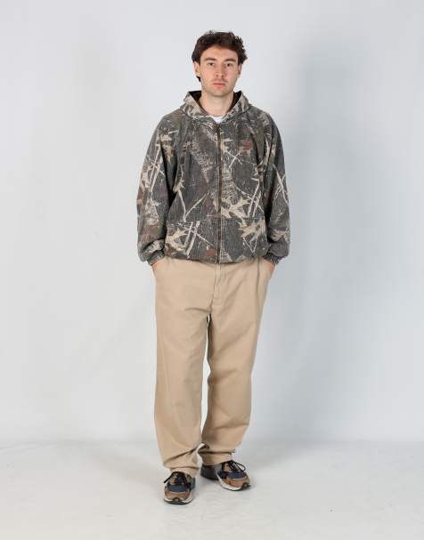 Vintage Polo Ralph Lauren 36x32 woven straight pants in tan - view 1