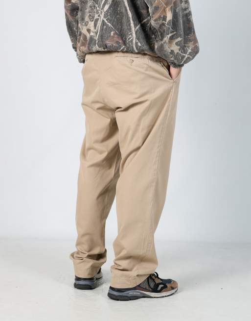 Vintage Polo Ralph Lauren 36x32 woven straight pants in tan, 2 of 4