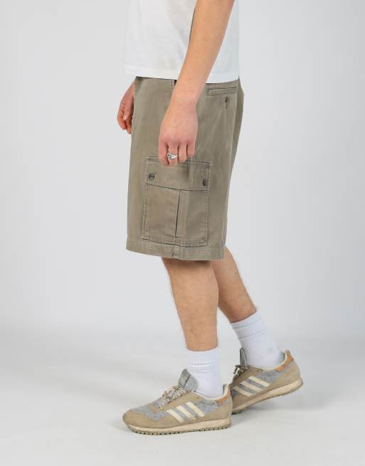 Vintage Polo Ralph Lauren 36x55 canvas cargo shorts in khaki green