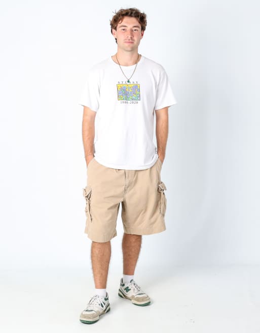 Vintage Polo Ralph Lauren 38x23 canvas cargo shorts in tan