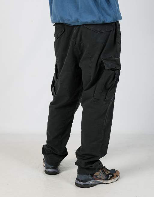 Vintage Polo Ralph Lauren 38x30 woven cargo pants in black