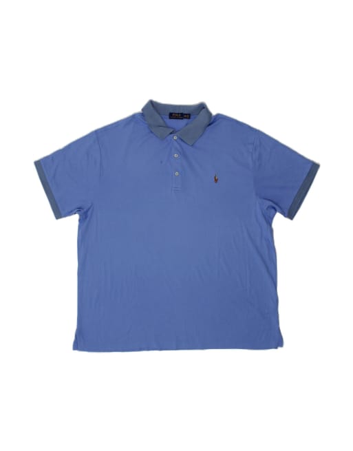 Vintage Polo Ralph Lauren Big & Tall Polo Shirt 2XL In Blue