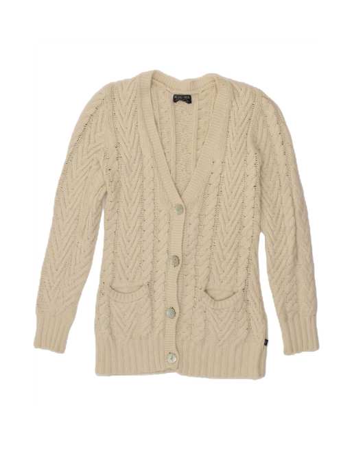 Vintage Polo Ralph Lauren Cardigan Sweater UK 10 Small In White