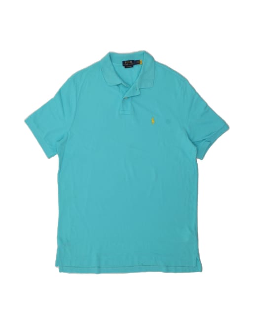 Vintage Polo Ralph Lauren Classic Fit Polo Shirt Large In Blue
