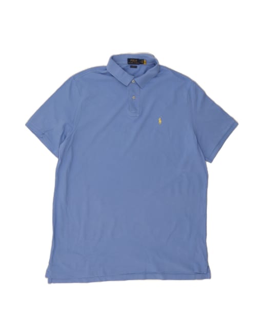 Vintage Polo Ralph Lauren Classic Fit Polo Shirt XL In Blue