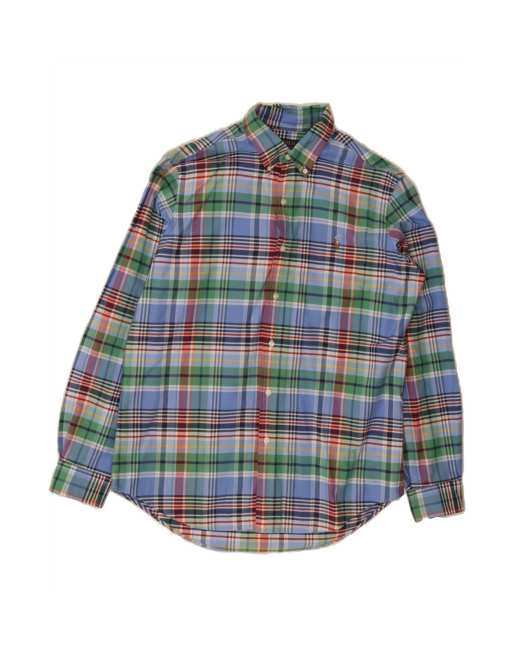 Vintage Polo Ralph Lauren Classic Fit Shirt Large In Blue Check