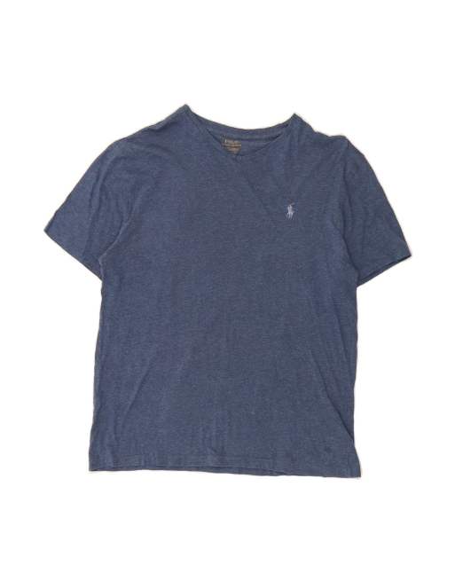 Vintage Polo Ralph Lauren Classic Fit T-shirt Top Medium In Blue Flecked