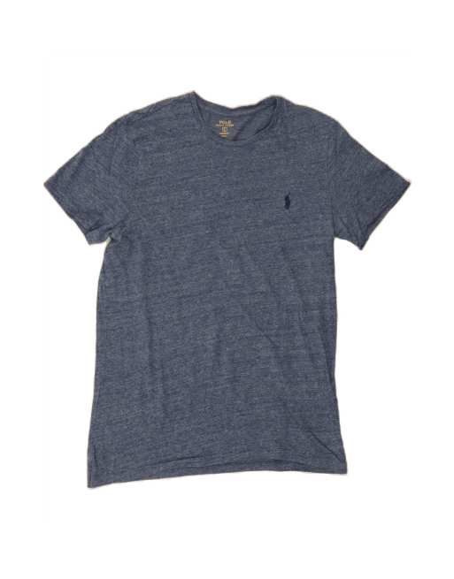 Vintage Polo Ralph Lauren Custom Fit T-shirt Top Large In Blue