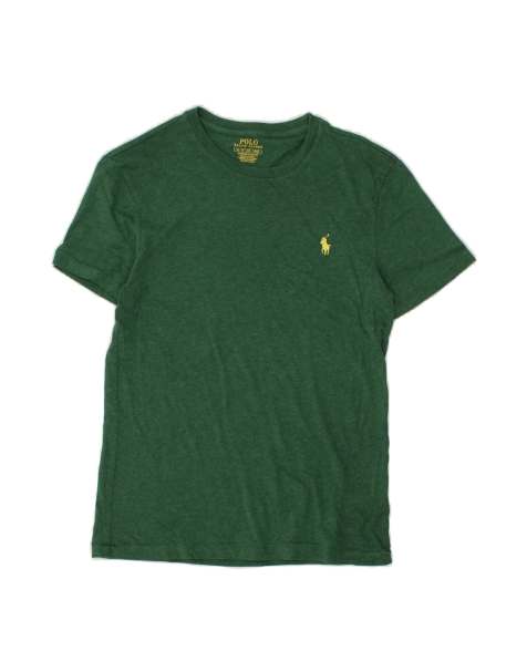 Vintage Polo Ralph Lauren Custom Slim Fit T-shirt Top XS In Green - view 1