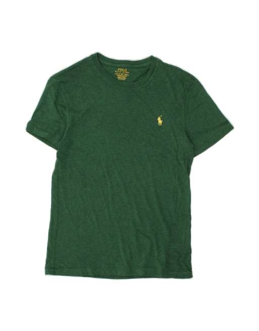 Vintage Polo Ralph Lauren Custom Slim Fit T-shirt Top XS In Green