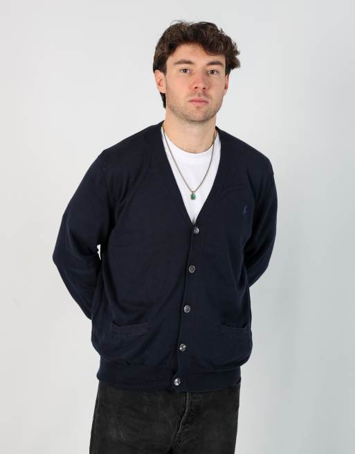 Vintage Polo Ralph Lauren l cardigan in navy blue
