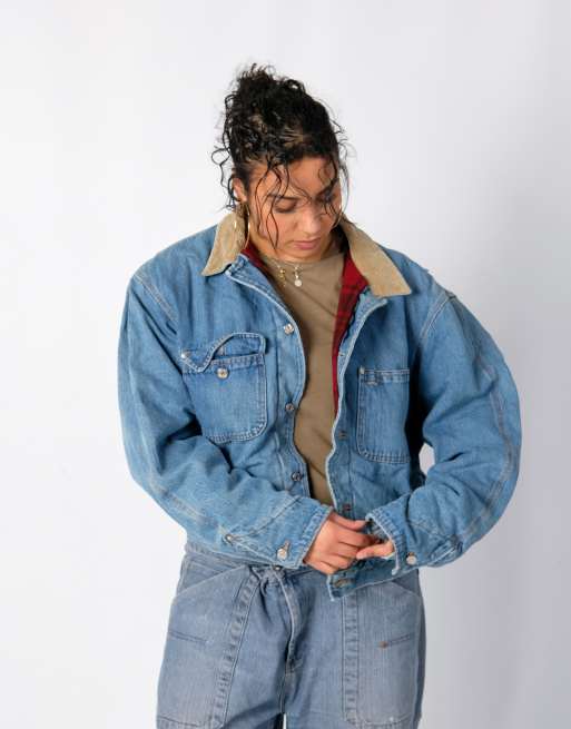 Vintage Polo Ralph Lauren L Denim Jacket Light Blue | ASOS