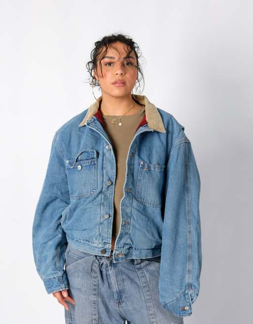Vintage Polo Ralph Lauren L Denim Jacket Light Blue | ASOS