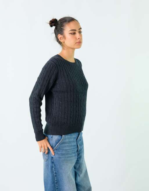 Vintage Polo Ralph Lauren L Knit Sweatshirt Black