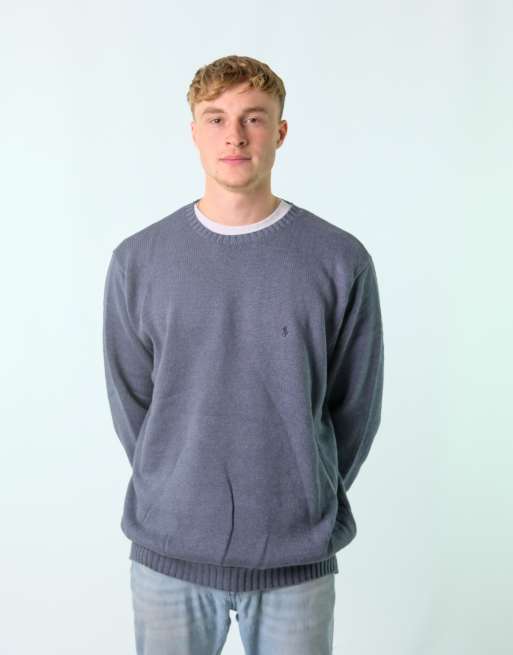 Vintage Polo Ralph Lauren L Knit Sweatshirt Blue