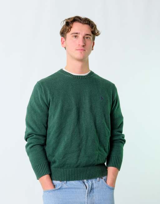 Vintage Polo Ralph Lauren L Knit Sweatshirt Dark Green