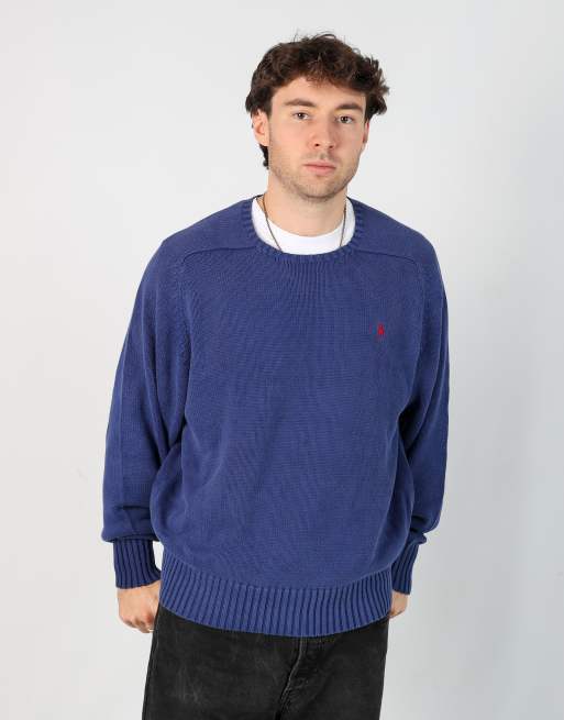 Vintage Polo Ralph Lauren l knit sweatshirt in purple