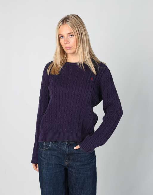Vintage Polo Ralph Lauren l knit sweatshirt in purple