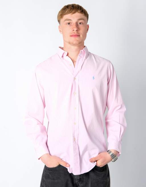 Vintage Polo Ralph Lauren l long sleeve shirt baby pink