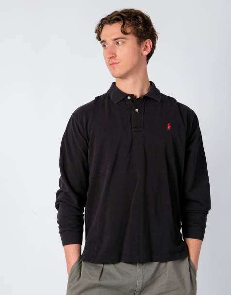 Vintage Polo Ralph Lauren L Long Sleeve Shirt Black - view 1
