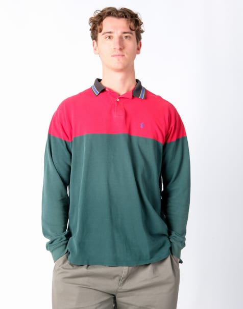 Vintage Polo Ralph Lauren L Long Sleeve Shirt Dark Green - view 1