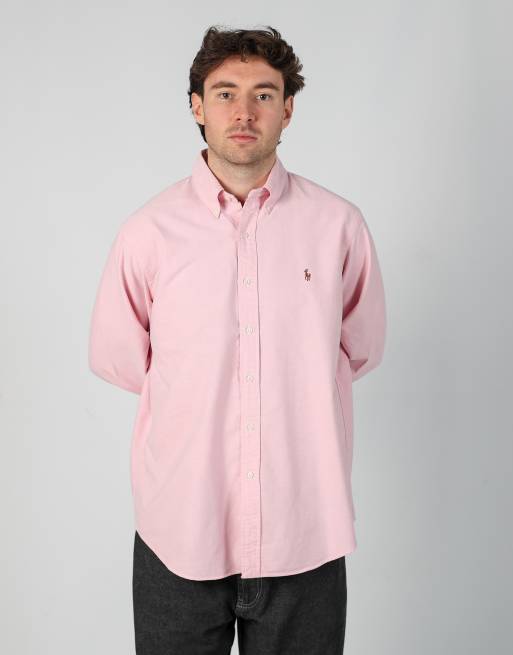 Vintage Polo Ralph Lauren l long sleeve shirt in baby pink