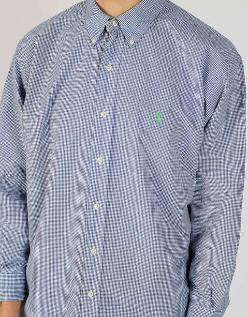 Vintage Polo Ralph Lauren l long sleeve shirt in blue, 4 of 4