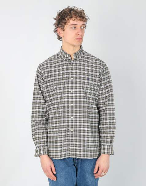 Vintage Polo Ralph Lauren l long sleeve shirt in dark green - view 1